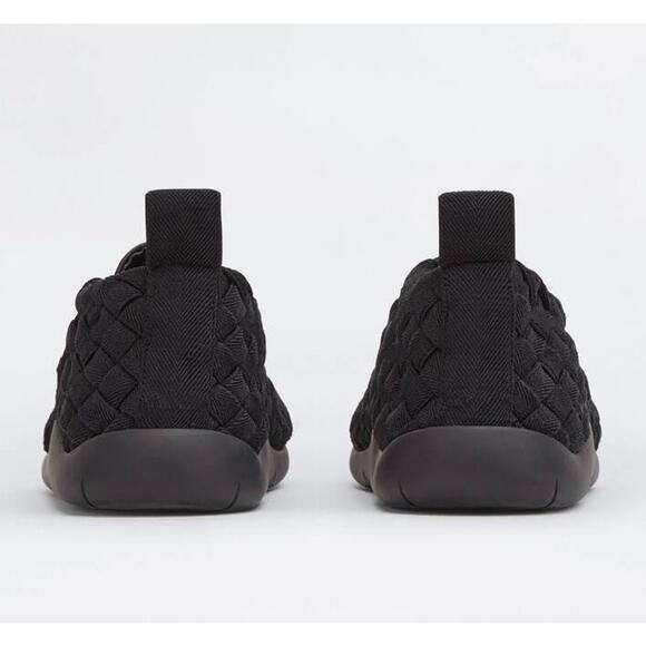 Bottega Veneta Tech Knit Stretch Black Sneakers 8.5 US (41.5) 651306 NIB $1300 - Picture 3 of 16
